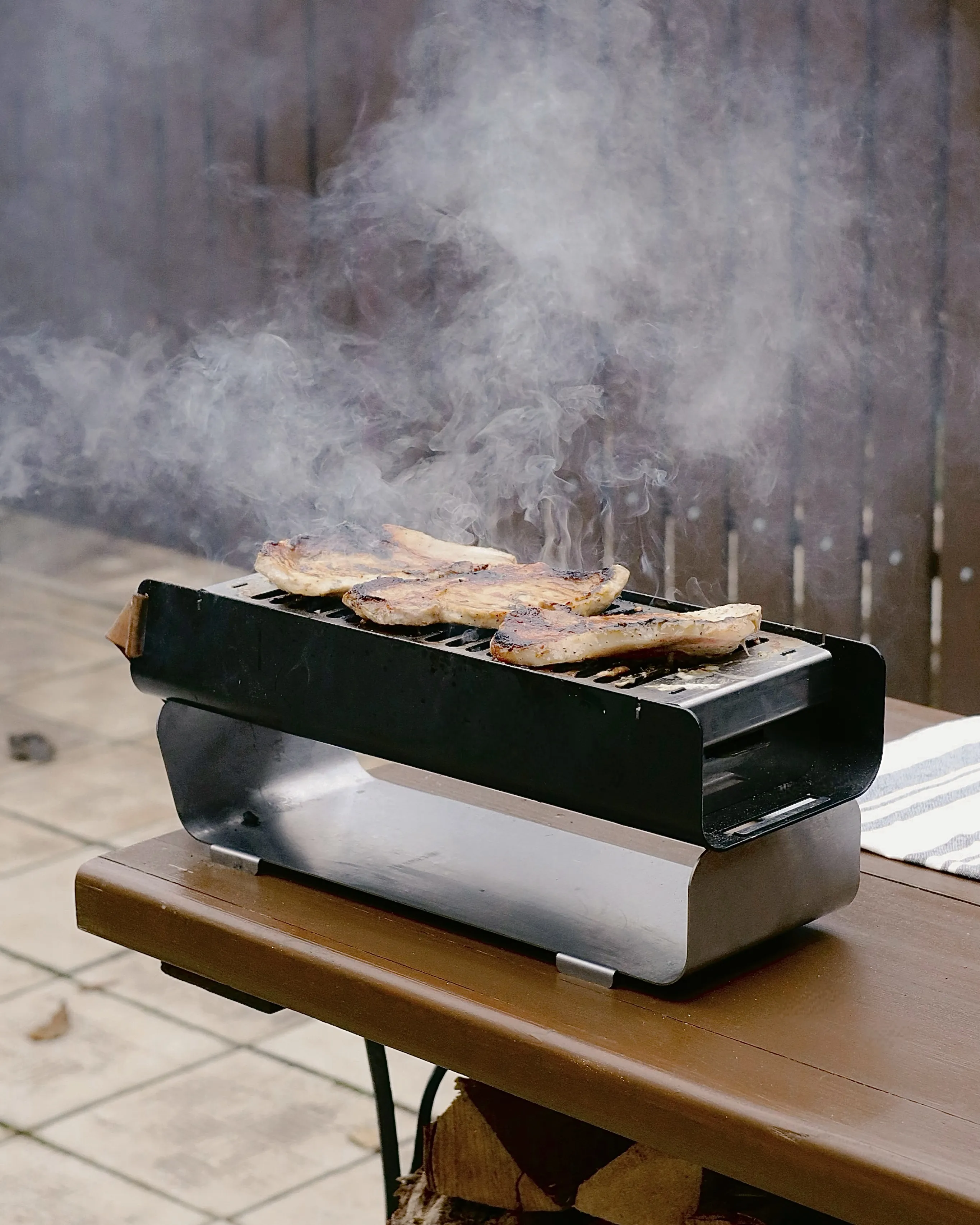 Фото гриля на природе